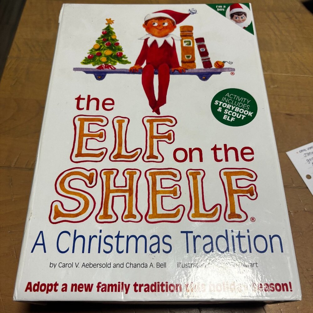 Elf on the Shelf A Christmas Tradition Doll & Book New in Box